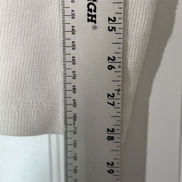 Xtreme Gear Crewneck Sweater White Black Brown Stripe Knit Pullover Retro XL - Picture 7 of 7